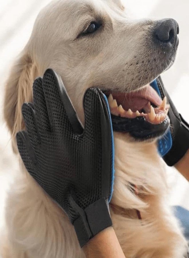 Misu Pet Glove Brush (Single) - Soft Silicone Grooming Glove for Dogs & Cats - Easy Hair Removal, Bathing & Massaging - Comfortable Fit for Pet Cleaning Brown - Image 2